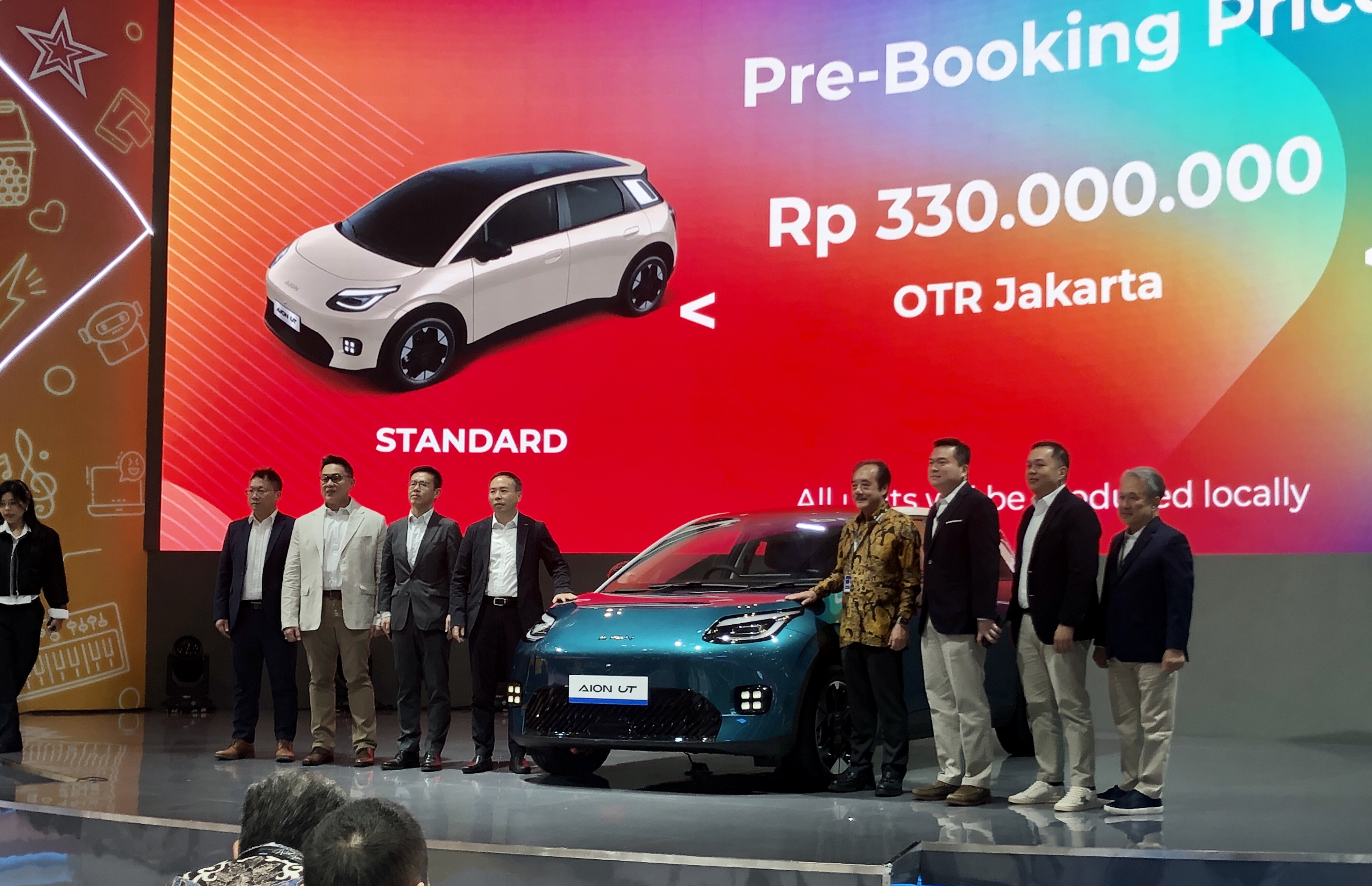 Aion UT Buka Pre-Booking di GIIAS 2025, Harga Rp330 Juta