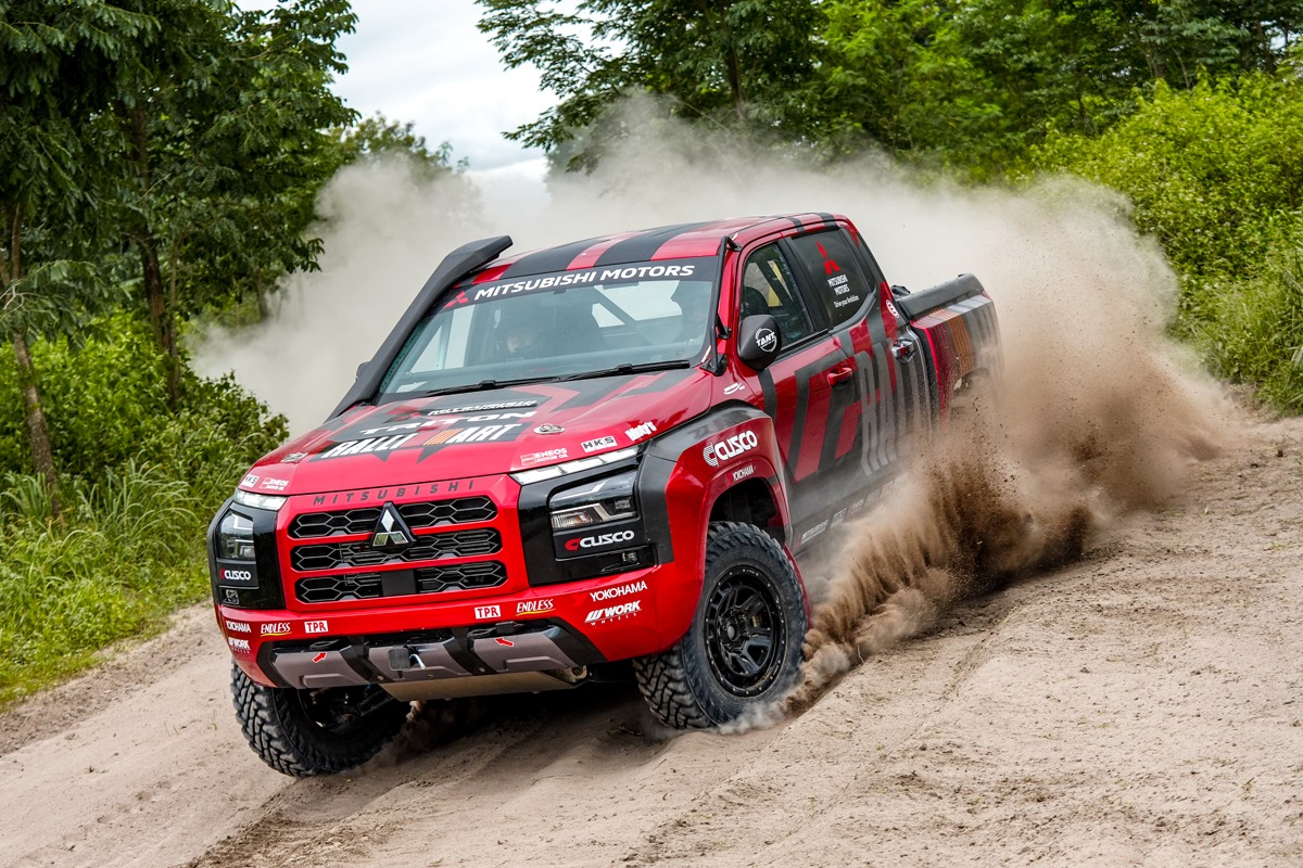 Tim Mitsubishi Ralliart Andalkan 3 Mobil Reli Triton di Asia Cross Country Rally 2025