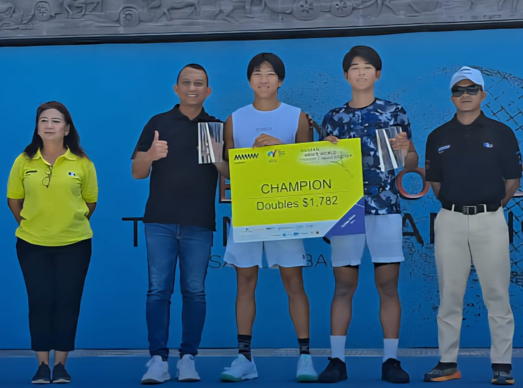 Yusuke Kusuhara/Sunshuke Nakagawa Juara Ganda Putra Seri III M-25 