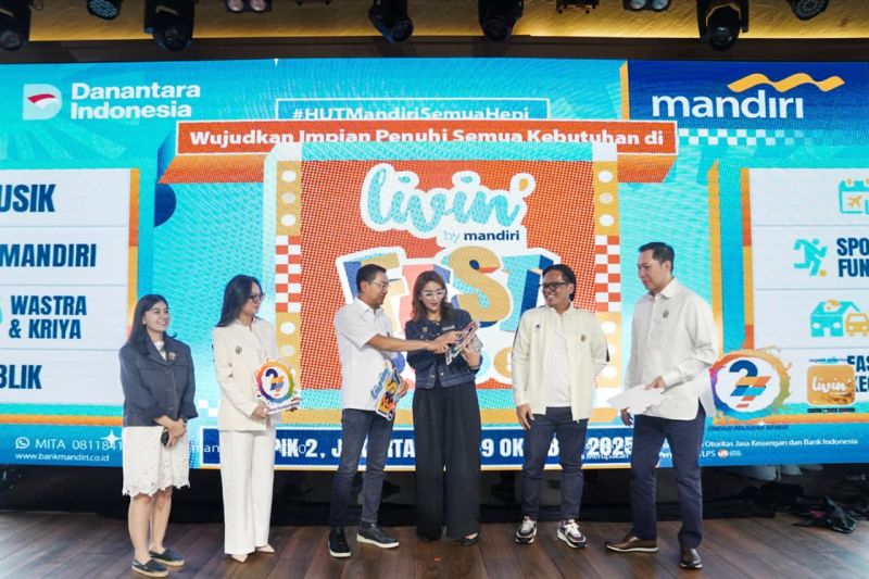 Livin' Fest 2025 Bank Mandiri Sinergikan UMKM-Industri Kreatif