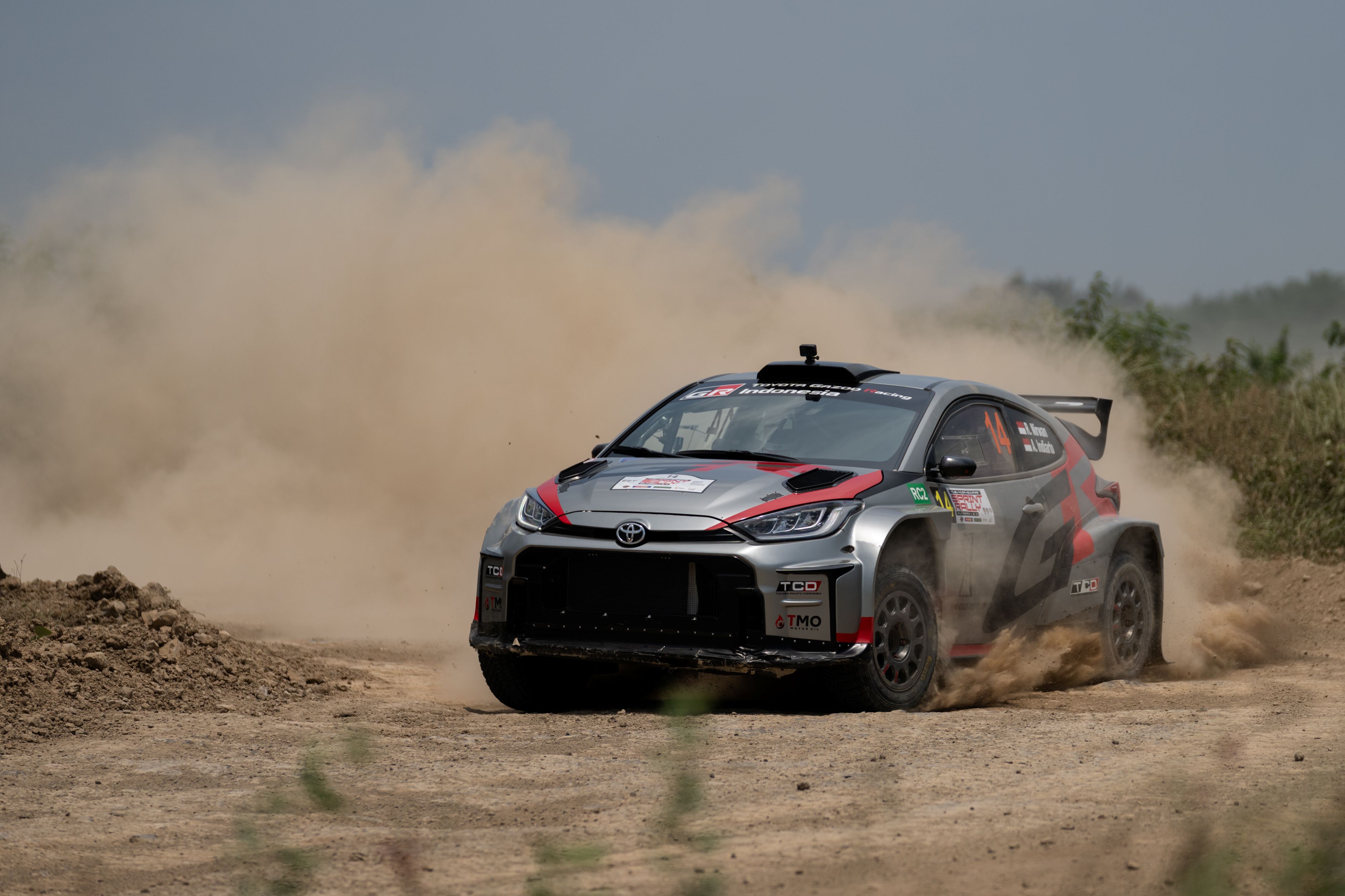 Toyota Gazoo Racing Indonesia Makin Kokoh di Kejurnas Sprint Rally 2025
