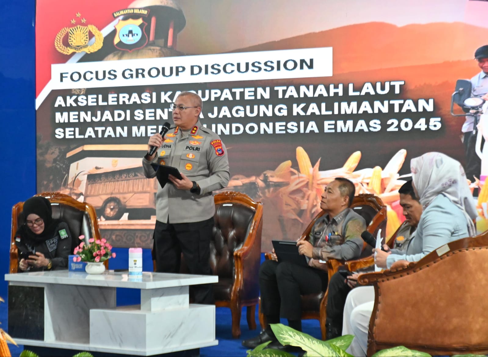 FGD Akselerasi Tanah Laut Menjadi Sentra Jagung Digelar, Kapolda : Tanah Laut Sebagai Sentra Jagung Kalsel