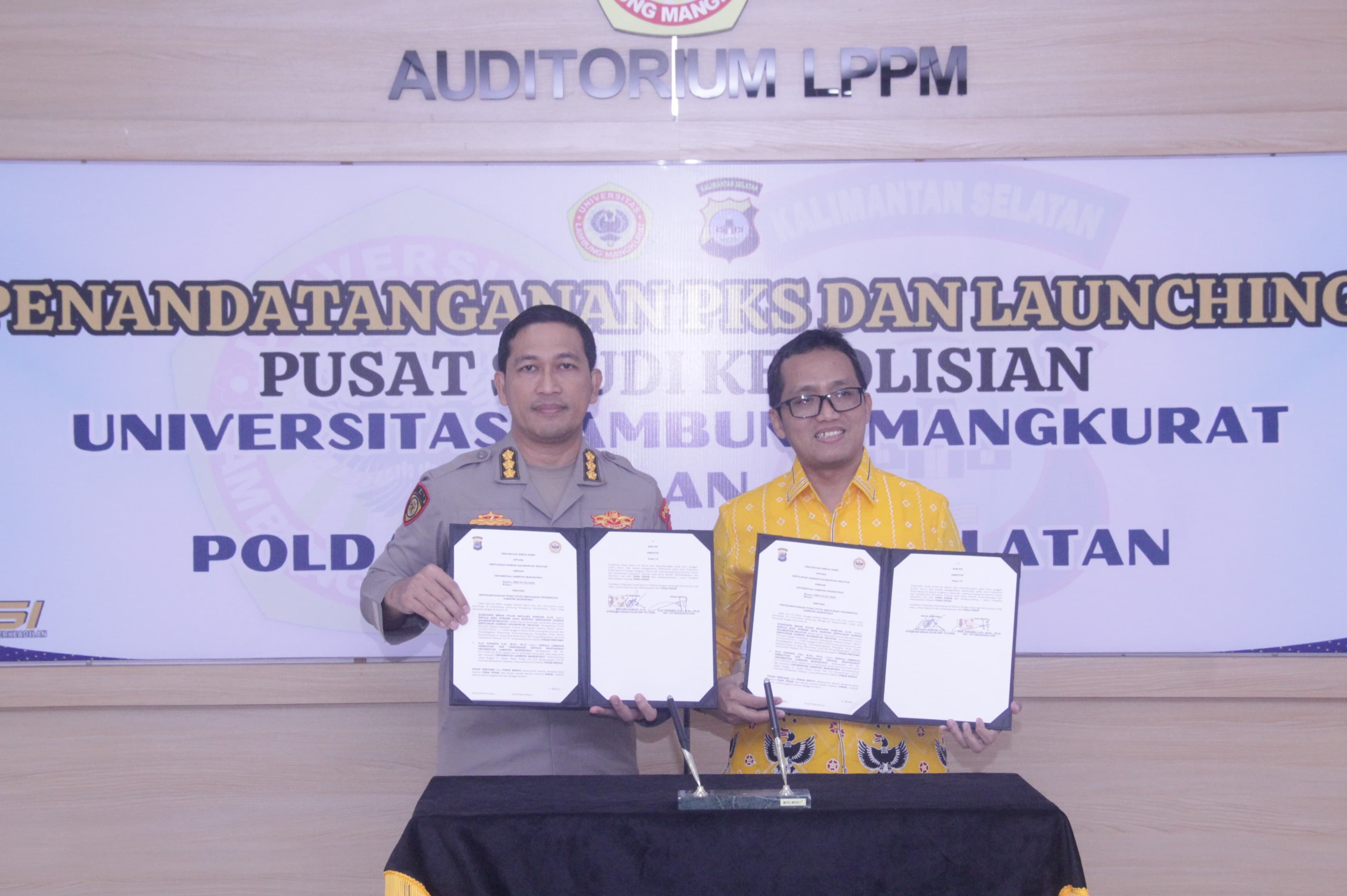 Polda Kalsel dan ULM Dirikan Pusat Studi Ilmu Kepolisian