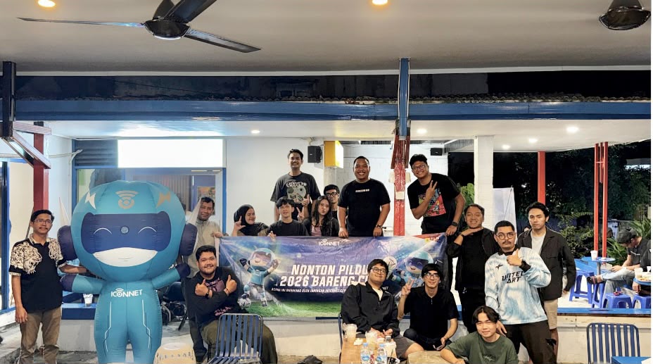 ICONNET Dukung Nobar Turnamen Sepak Bola Dunia 2026 di Lekker 88 Balikpapan