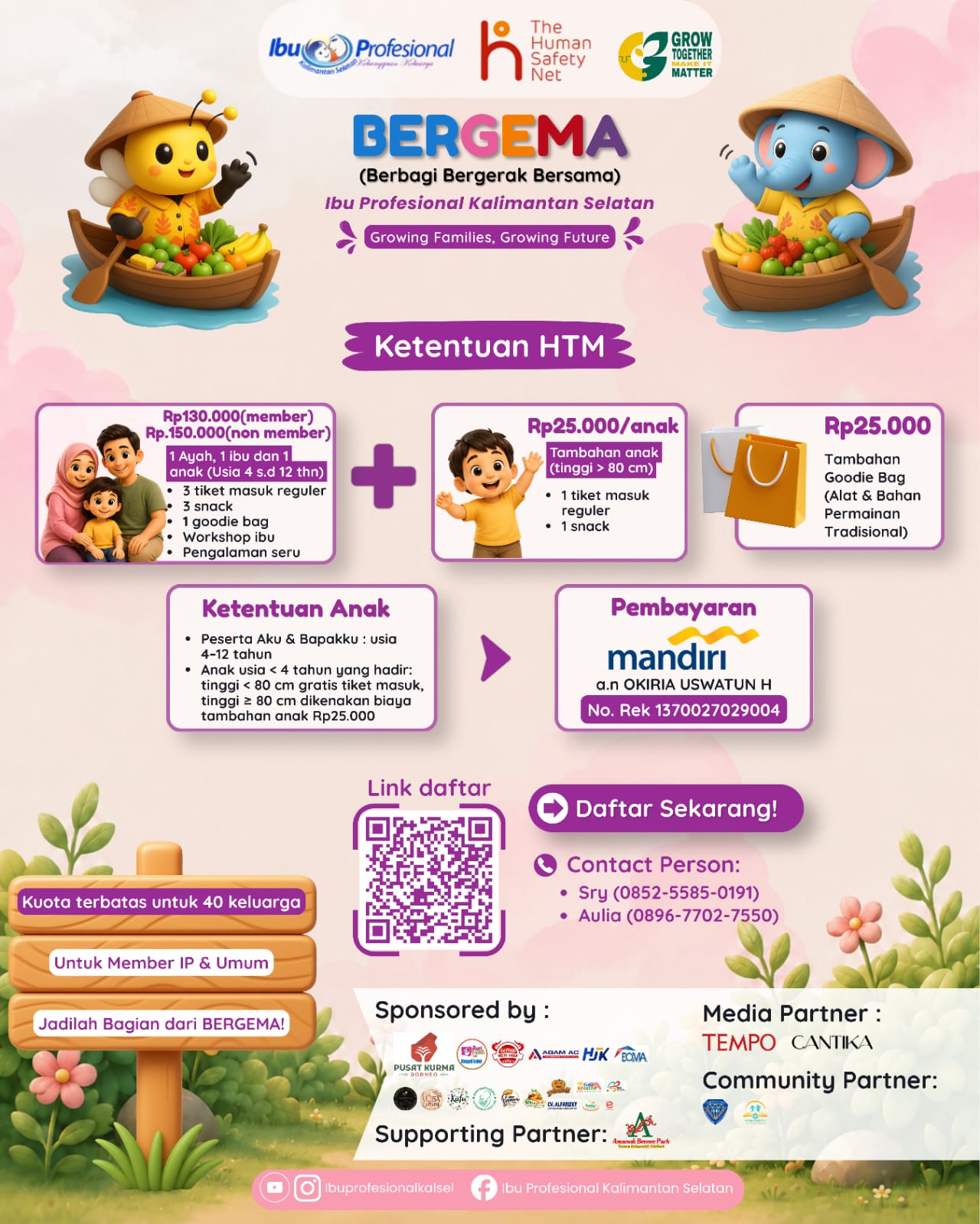 Lewat Permainan Tradisional, Bergema Banjarbaru Ajak Ayah Perkuat Bonding dengan Anak