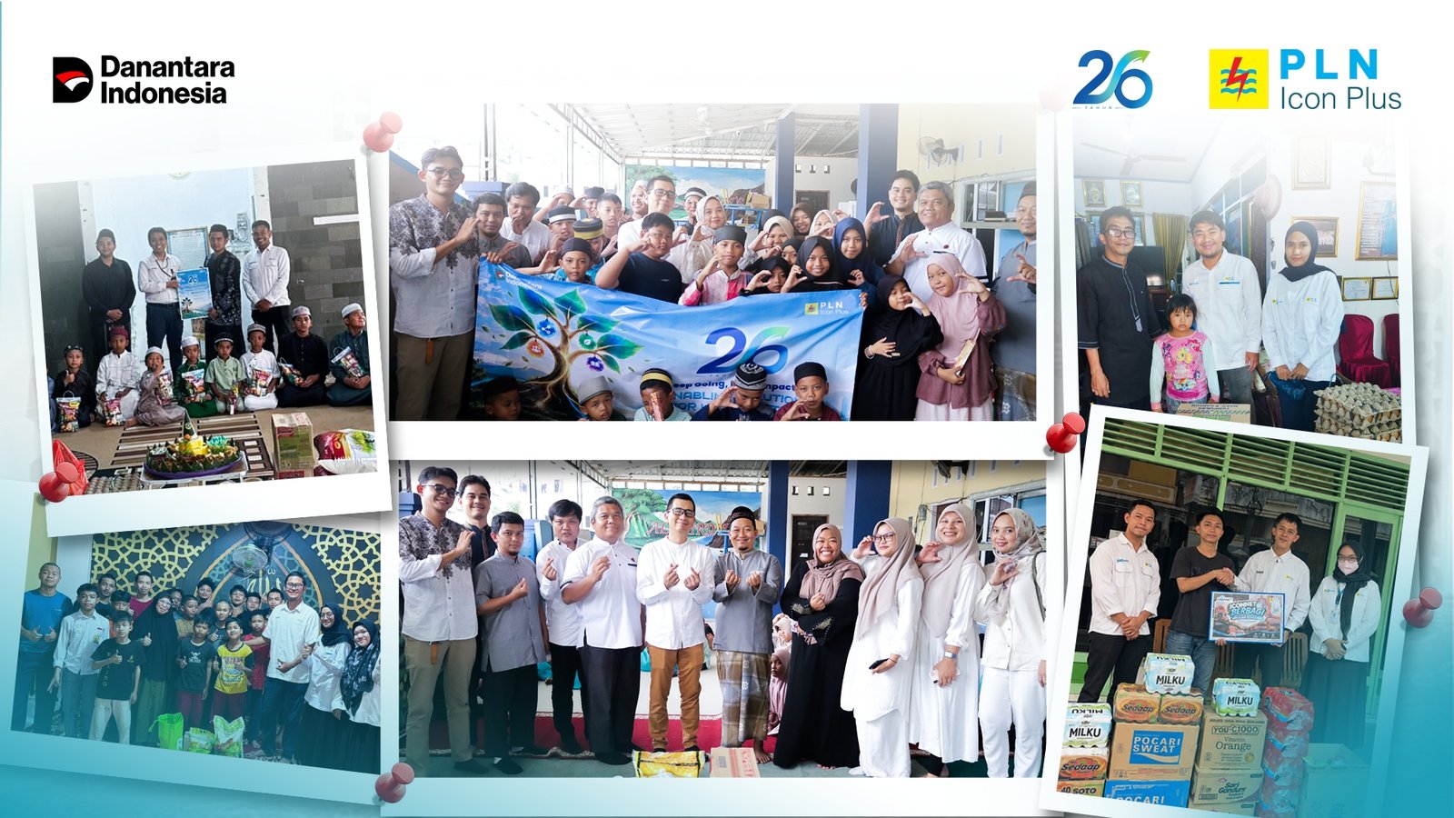 26 Tahun PLN Icon Plus, SBU Regional Kalimantan Berbagi Kebahagiaan dengan Sesama